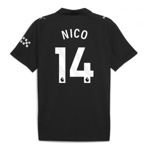 Manchester City Nico Gonzalez #14 Udebanetrøje 2025-26 Kortærmet